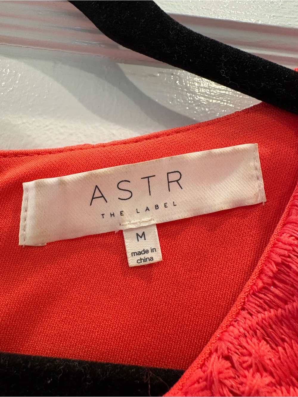 ASTR the Label Floral Lace Mini Dress Size Medium Coral Wedding Guest Party - Picture 2 of 11